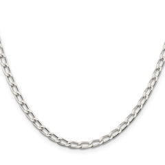 Sterling Silver 4.3mm Open Elongated Link Chain