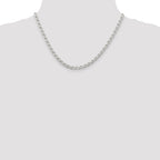 Sterling Silver 4.3mm Open Elongated Link Chain