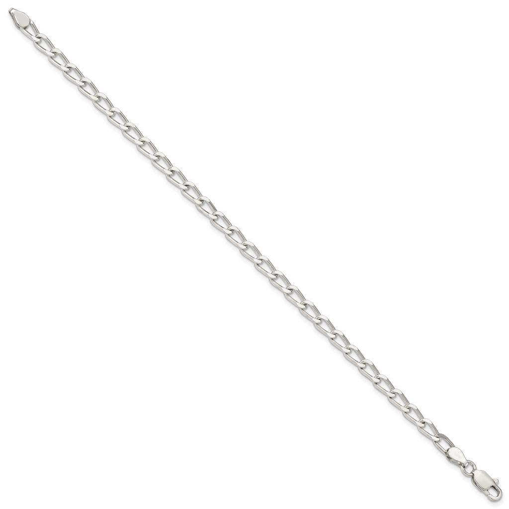 Sterling Silver 4.3mm Open Elongated Link Chain