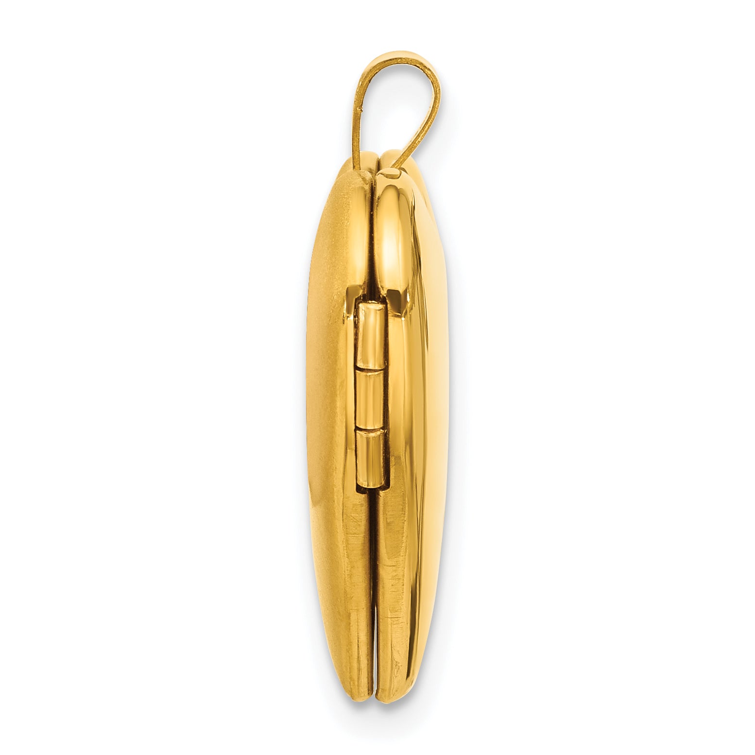 1/20 Gold Filled Polished and Satin 20mm Heart Locket Secondary image