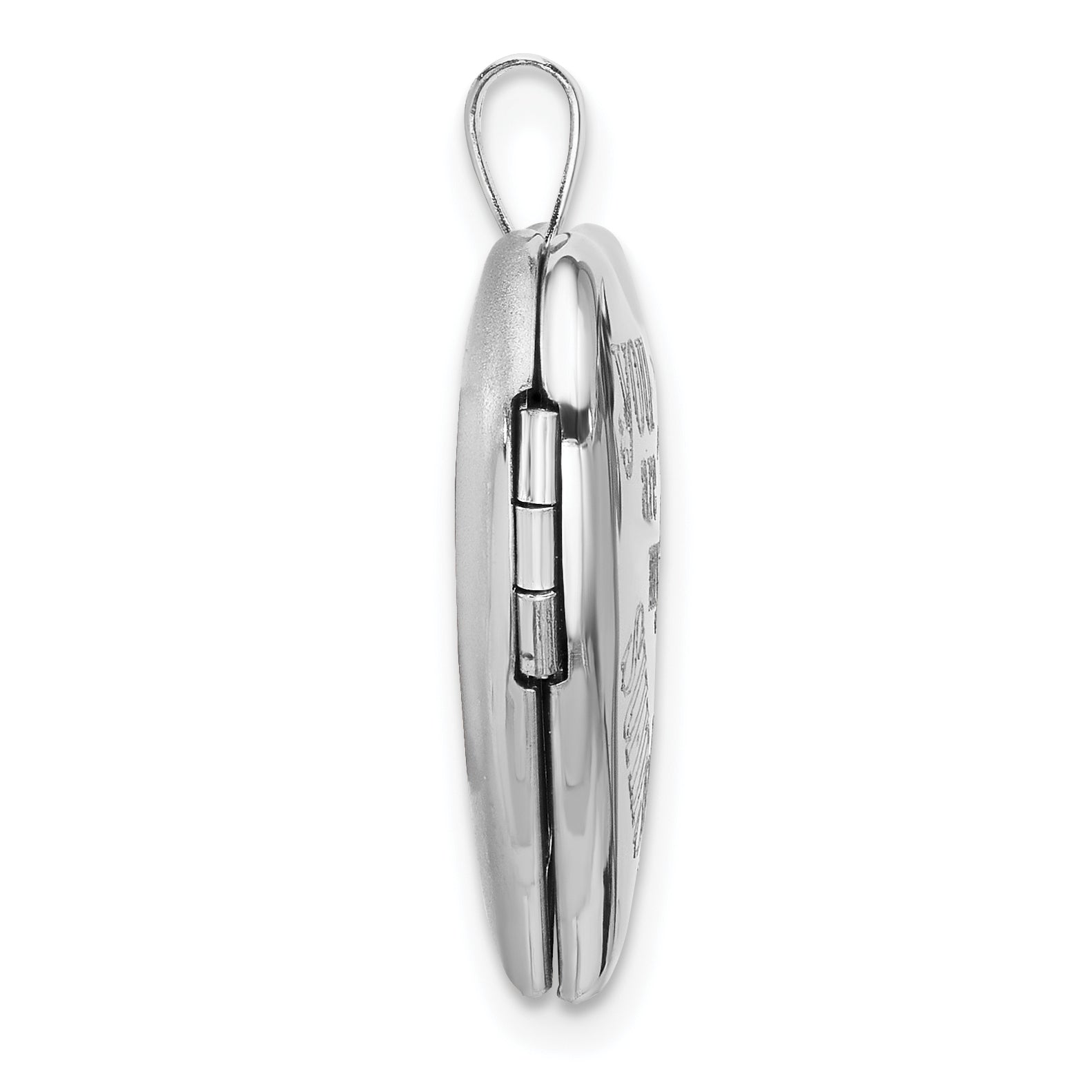 Sterling Silver RH-plated YOU ARE MY... 20mm/12mm Locket/Pendant Set Secondary image