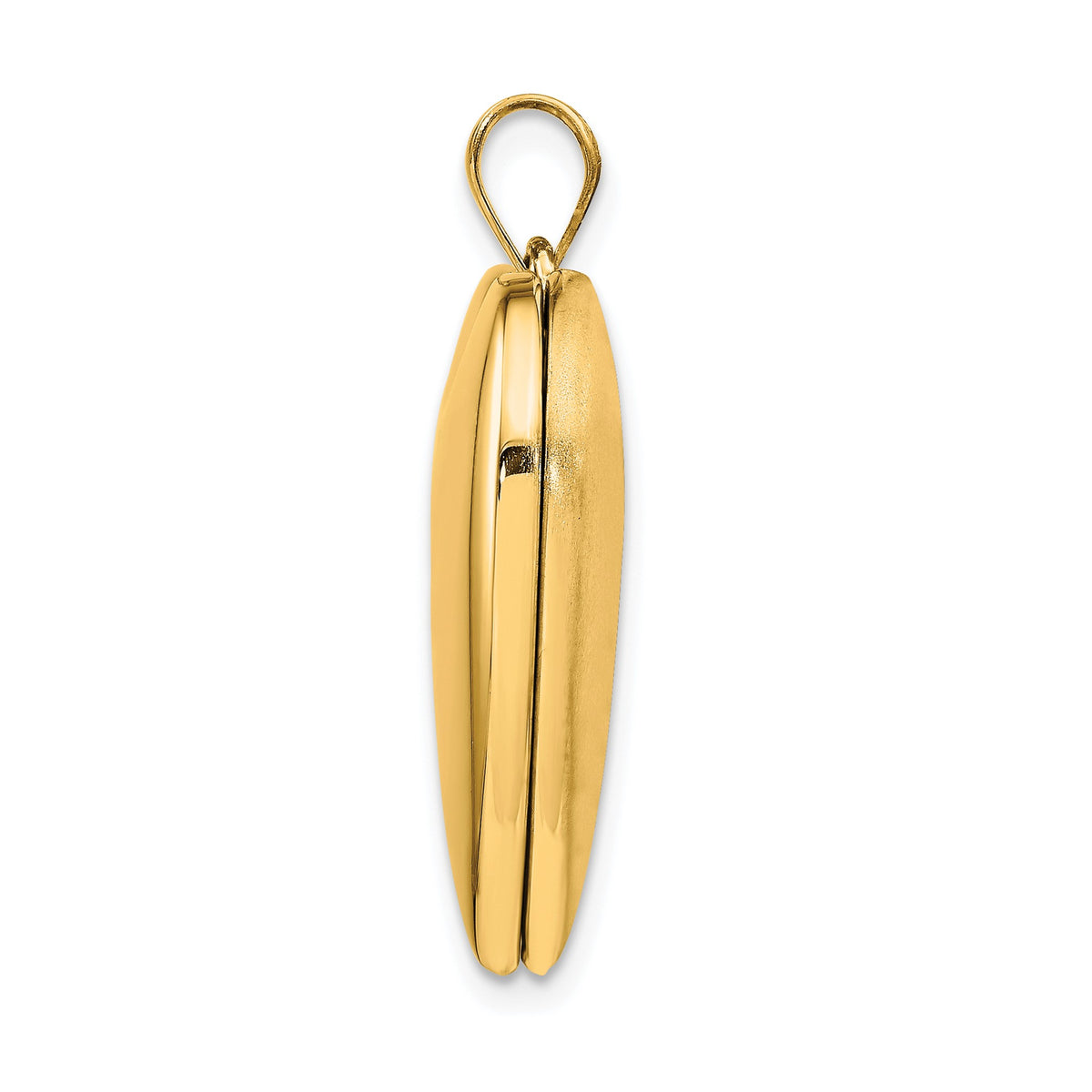 Plain Heart Locket in Gold-Plated Sterling Silver - Sophia Jewelers