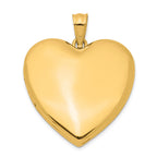 Plain Heart Locket in Gold-Plated Sterling Silver - Sophia Jewelers