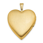 Swirl Heart Locket in Gold-Plated Sterling Silver - Sophia Jewelers