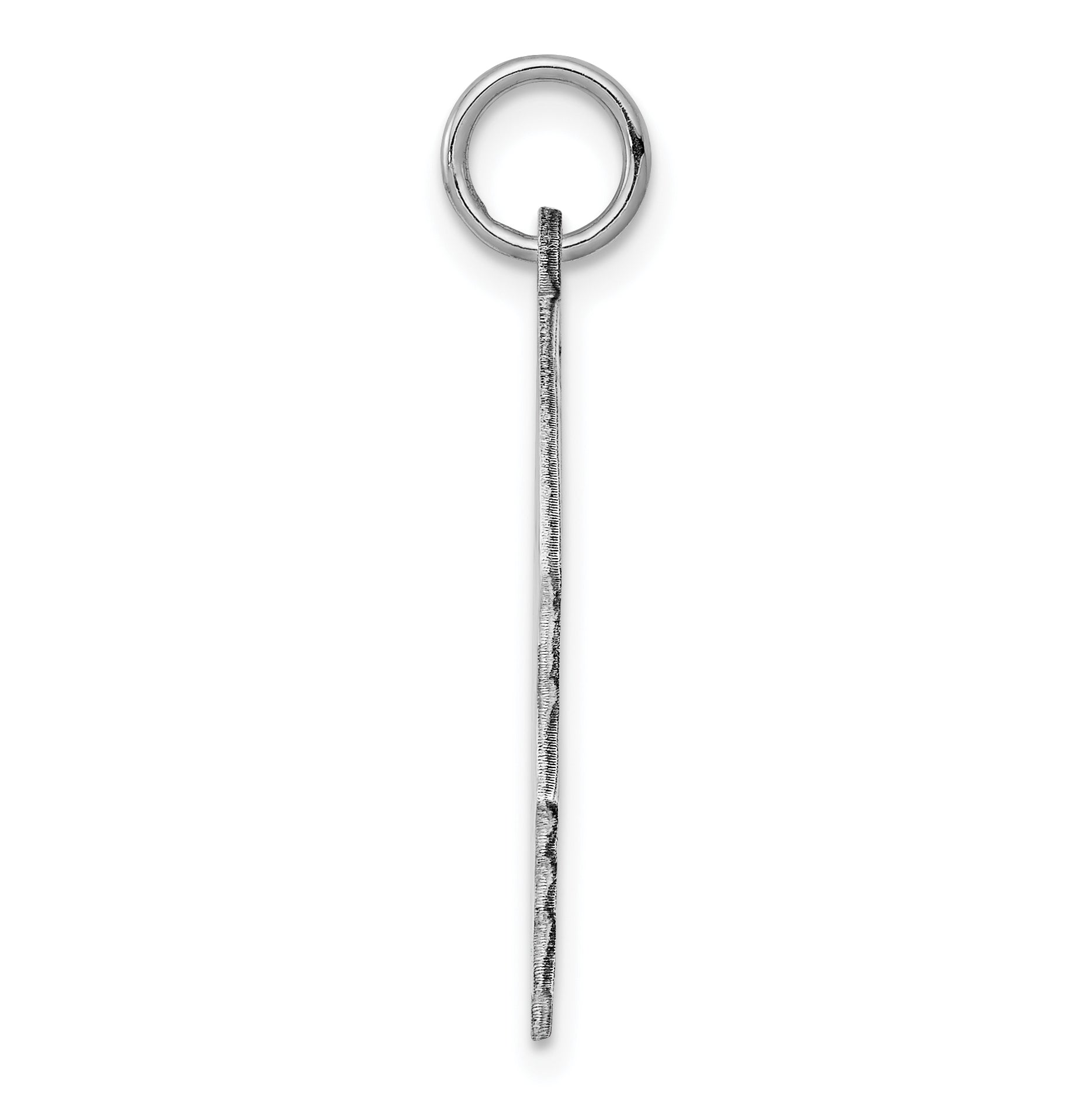 Boy Disc Charm in Sterling Silver, 27mm Engravable Secondary image