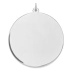 Engravable Round Disc Charm in Sterling Silver - Sophia Jewelers