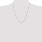 Sterling Silver Polished and Diamond-Cut 1.75mm Mariner Link Chain