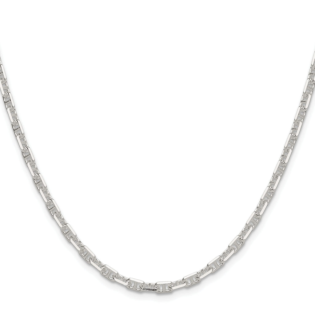 Diamond-Cut Anchor Chain in Sterling Silver, 3.75mm - Sophia Jewelers