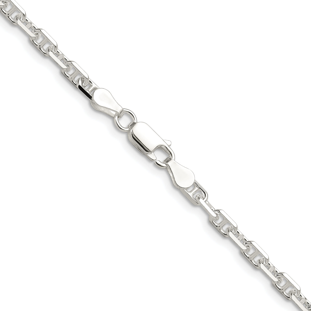 Diamond-Cut Anchor Chain in Sterling Silver, 3.75mm - Sophia Jewelers