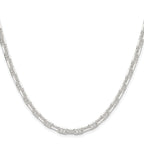 Sterling Silver Polished and Diamond-Cut 4.75mm Mariner Link Chain