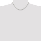 Sterling Silver Polished and Diamond-Cut 4.75mm Mariner Link Chain