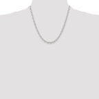 Sterling Silver Polished and Diamond-Cut 4.75mm Mariner Link Chain