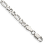 Figaro Chain in Sterling Silver, 4.5mm - Sophia Jewelers