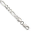 Figaro Chain in Sterling Silver, 5.5mm - Sophia Jewelers