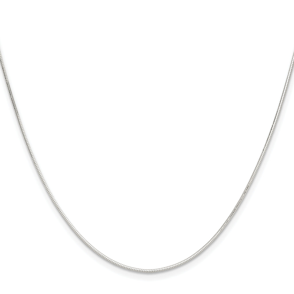 Sterling Silver Snake Chain Necklace 0.9mm
