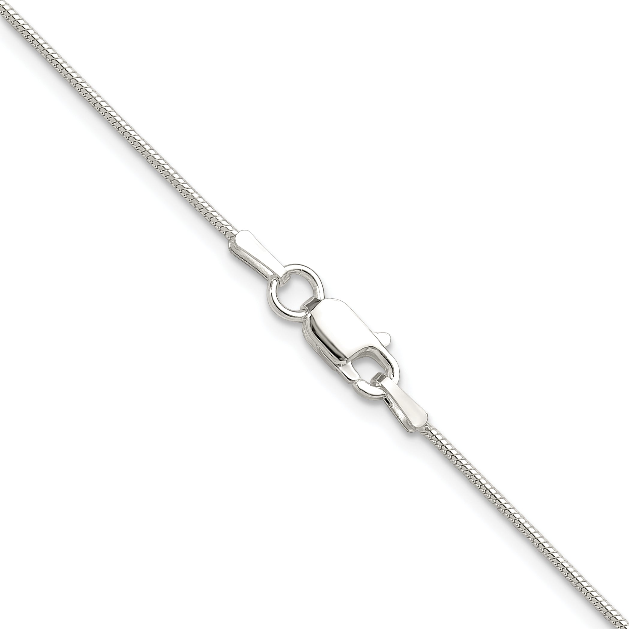 Sterling Silver Snake Chain Necklace 0.9mm
