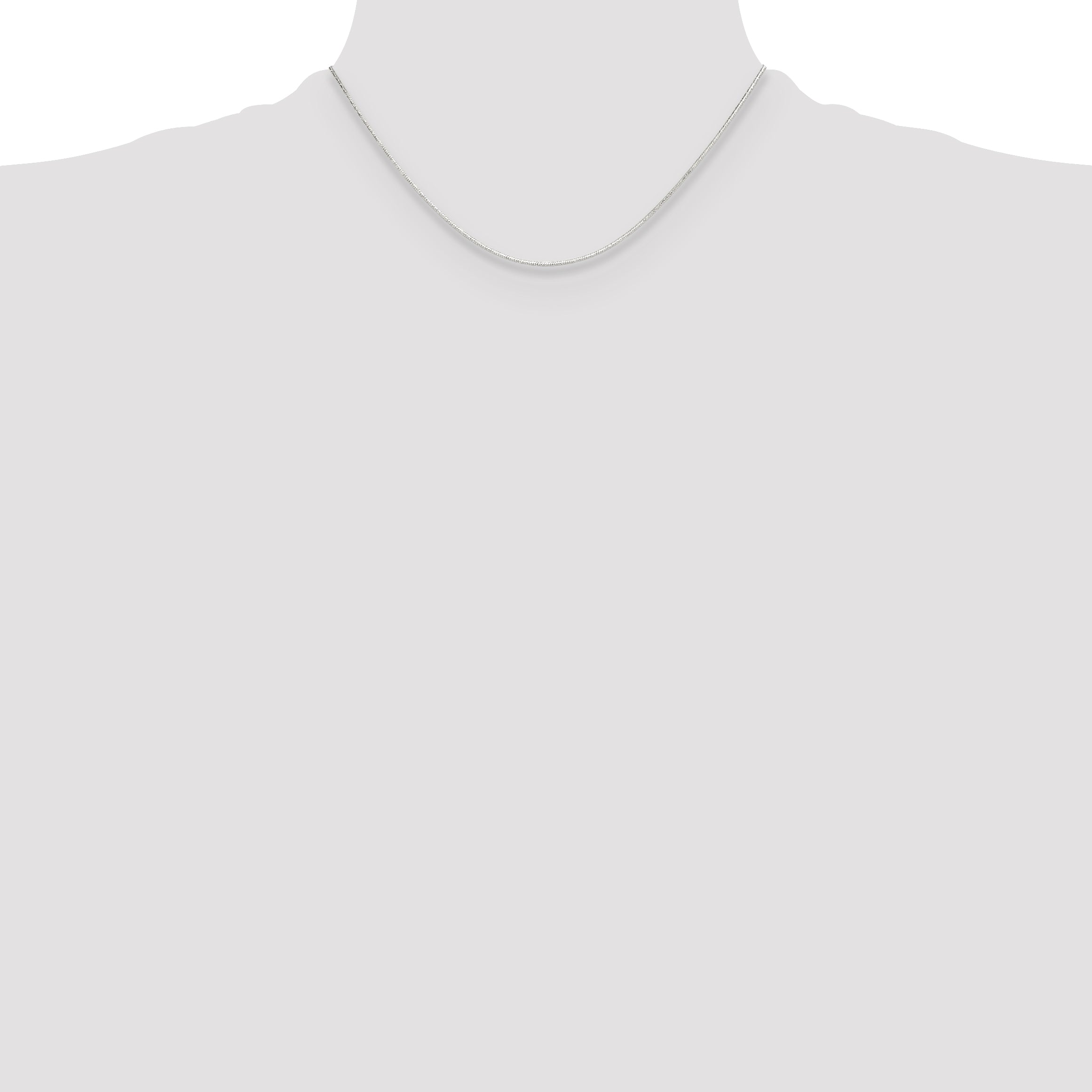 Sterling Silver Snake Chain Necklace 0.9mm