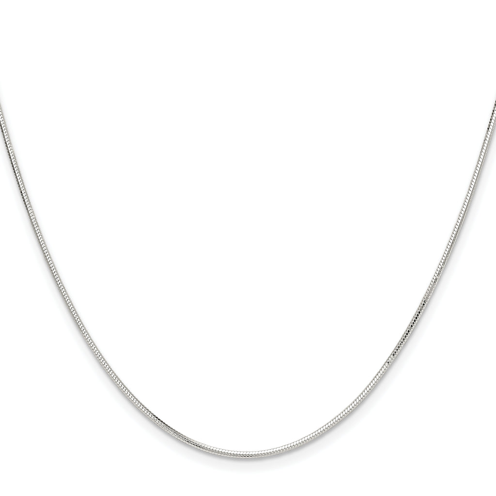 Sterling Silver Snake Chain Necklace 1mm