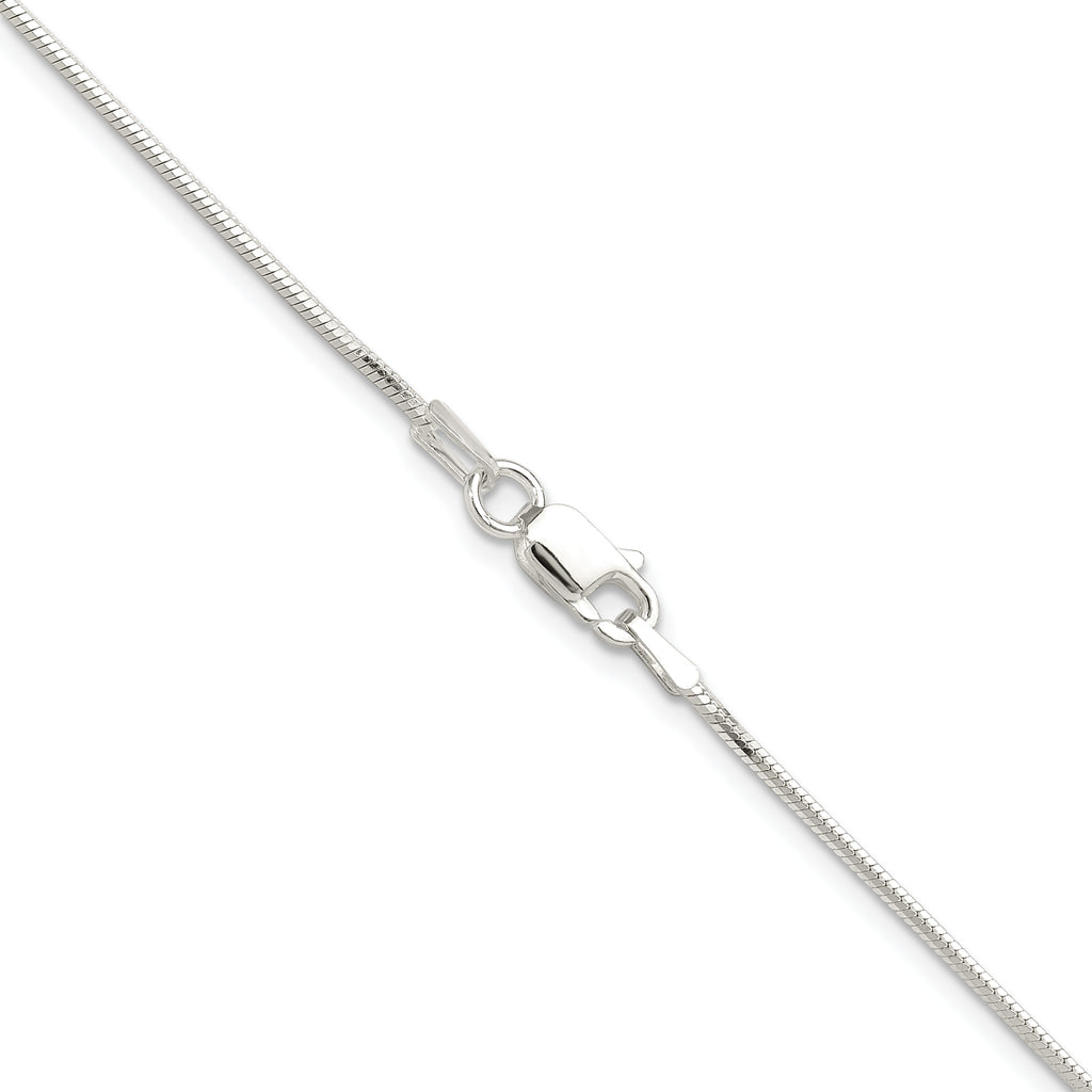 Sterling Silver Snake Chain Necklace 1mm