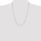 Sterling Silver Polished 1mm Octagonal Snake Chain