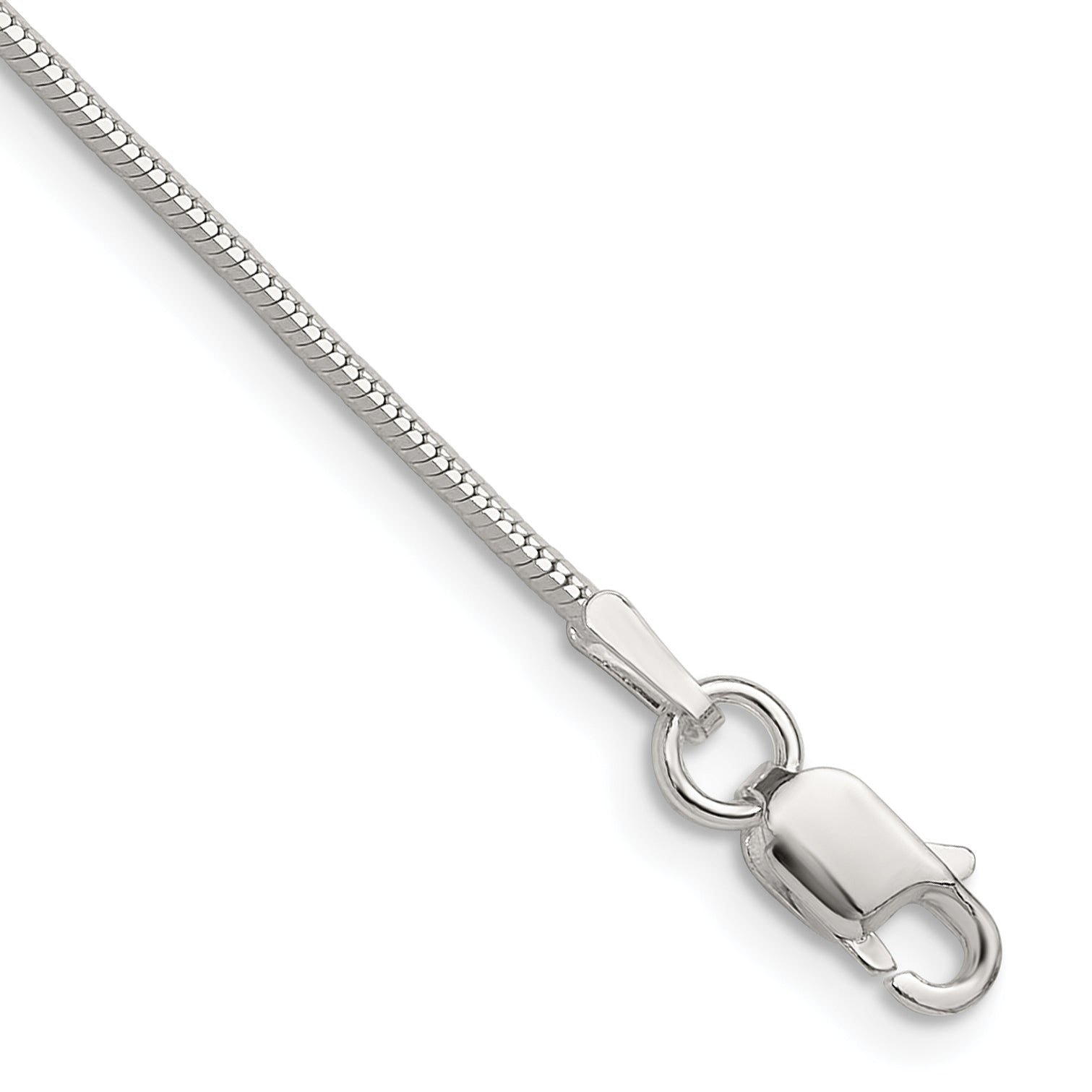 Sterling Silver Snake Chain Necklace 1mm