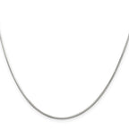Sterling Silver Snake Chain Necklace 1.25mm