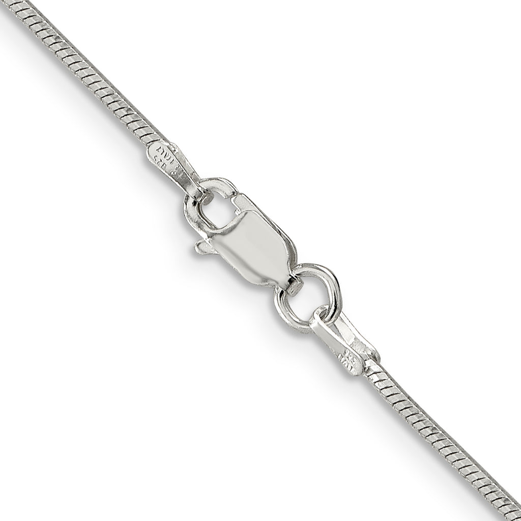 Sterling Silver Snake Chain Necklace 1.25mm