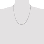 Octagonal Snake Chain Necklace in Sterling Silver, 16–30 Inch - Sophia Jewelers