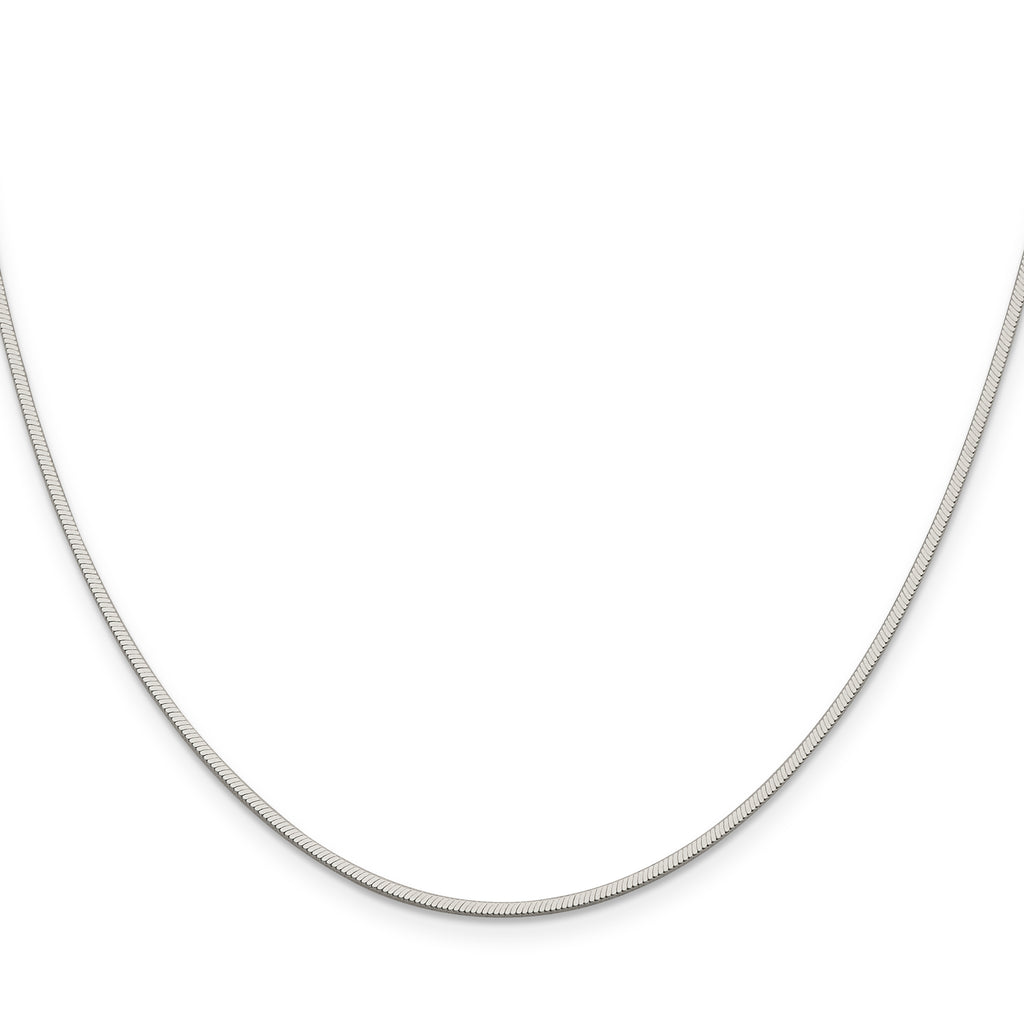 Sterling Silver Snake Chain Necklace 1.35mm