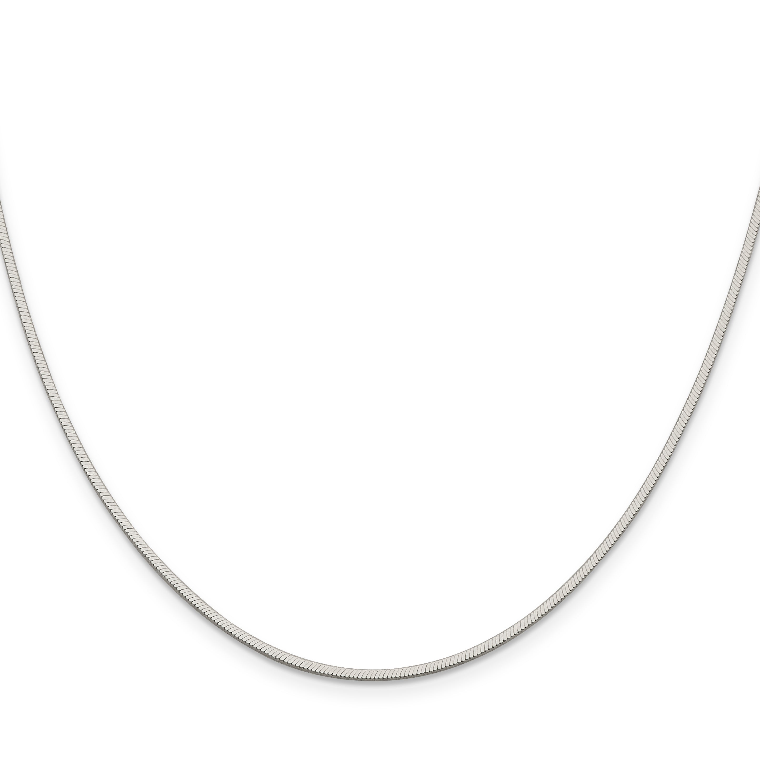 Sterling Silver Snake Chain Necklace 1.35mm