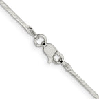 Sterling Silver Snake Chain Necklace 1.35mm