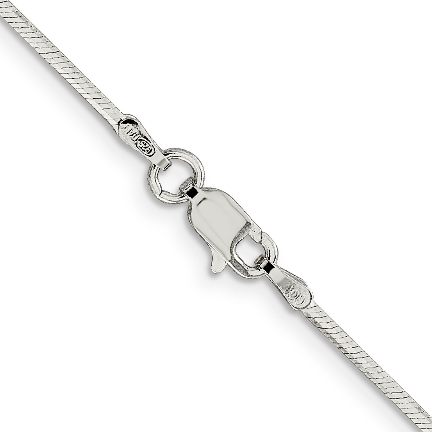 Sterling Silver Snake Chain Necklace 1.35mm