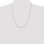 Octagonal Snake Chain in Sterling Silver, 1.35mm - Sophia Jewelers