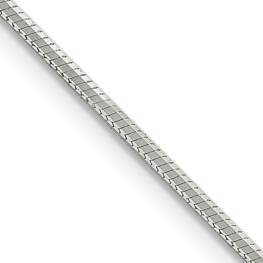 Sterling Silver Snake Chain Necklace 1.35mm