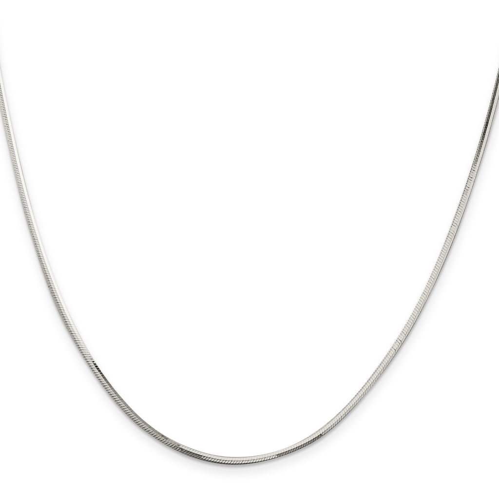 Sterling Silver Snake Chain Necklace 1.65mm