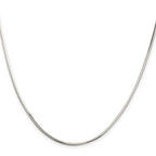 Sterling Silver Snake Chain Necklace 1.65mm