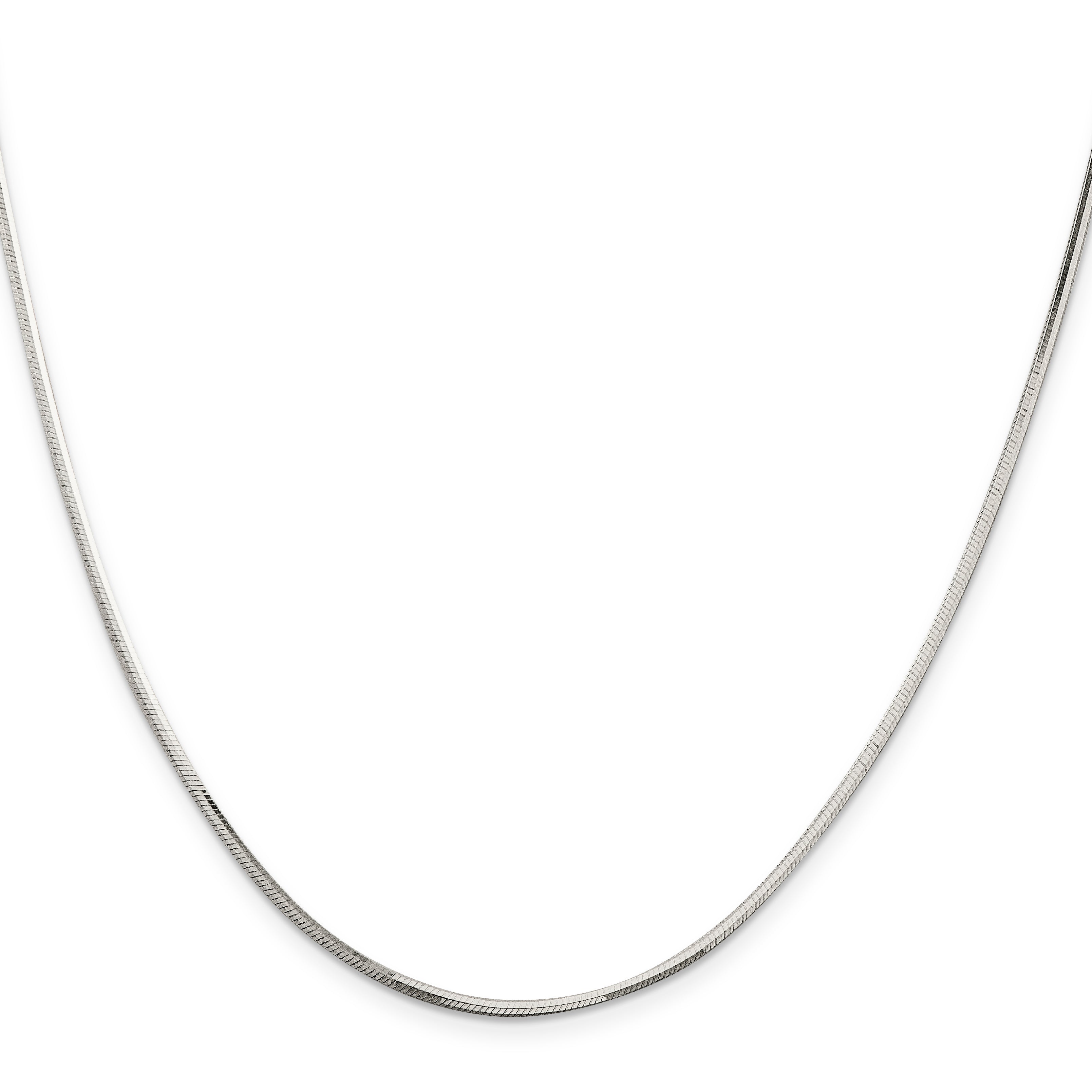 Sterling Silver Snake Chain Necklace 1.65mm