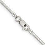 Sterling Silver Snake Chain Necklace 1.65mm