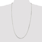 Sterling Silver 1.65mm Octagonal Snake Chain