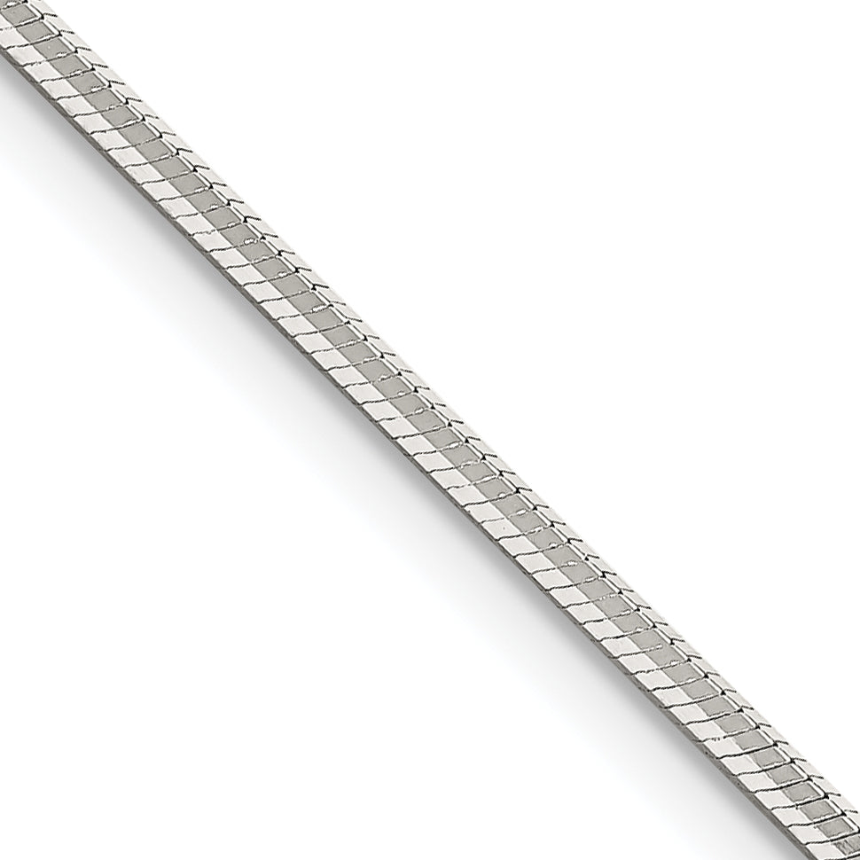 Sterling Silver Snake Chain Necklace 1.65mm