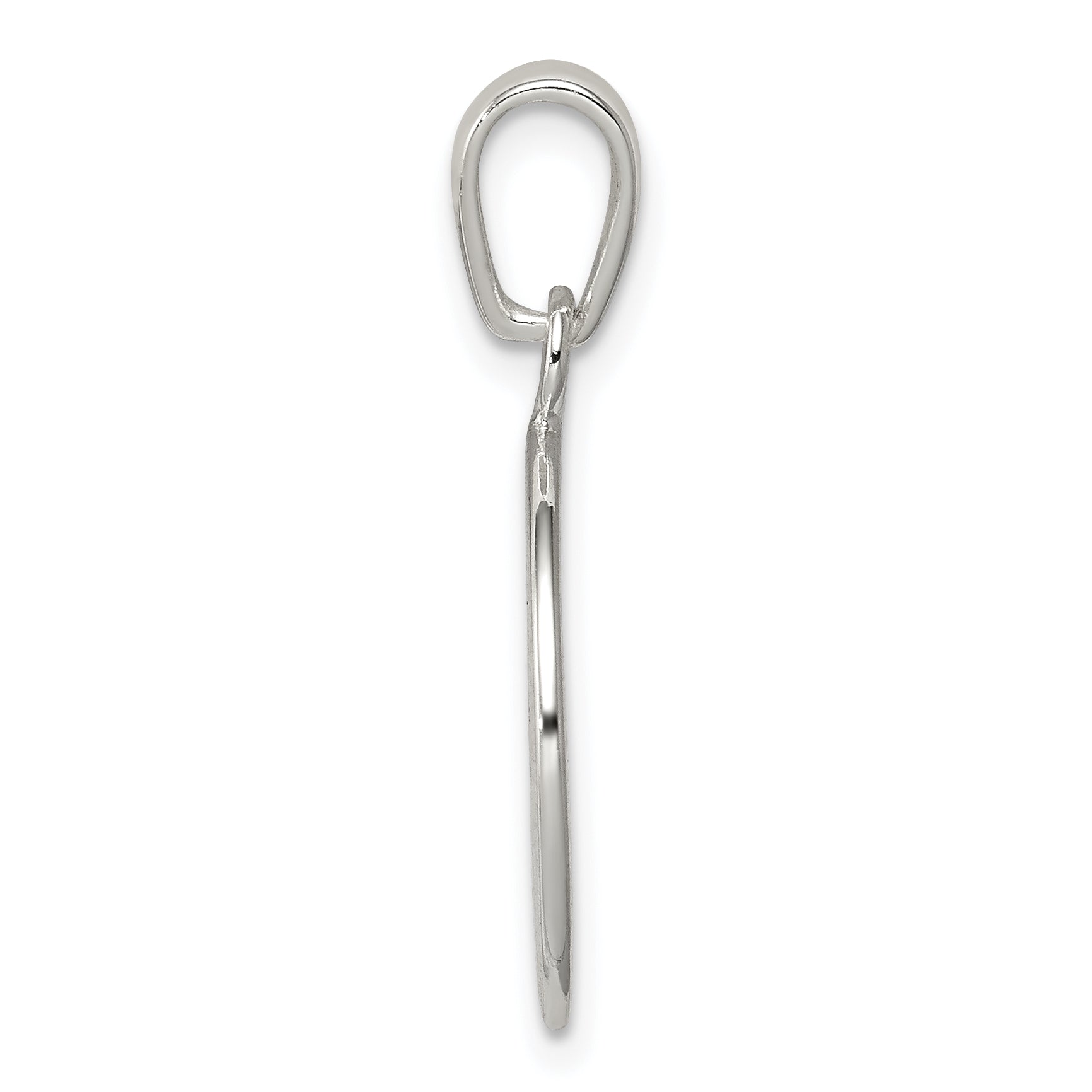 Sterling Silver Peace Sign Pendant Secondary image