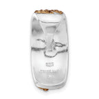 Animal Print Crystal Pendant in Sterling Silver, 24mm - Sophia Jewelers
