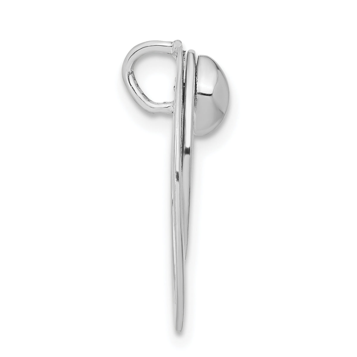 Drop Pendant in Sterling Silver, 22mm Moveable - Sophia Jewelers