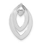 Drop Pendant in Sterling Silver, 22mm Moveable - Sophia Jewelers