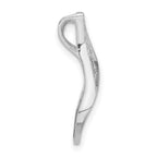 Cubic Zirconia Slide Pendant in Sterling Silver, 22mm - Sophia Jewelers