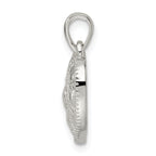 Sterling Silver Polished Heart Pendant
