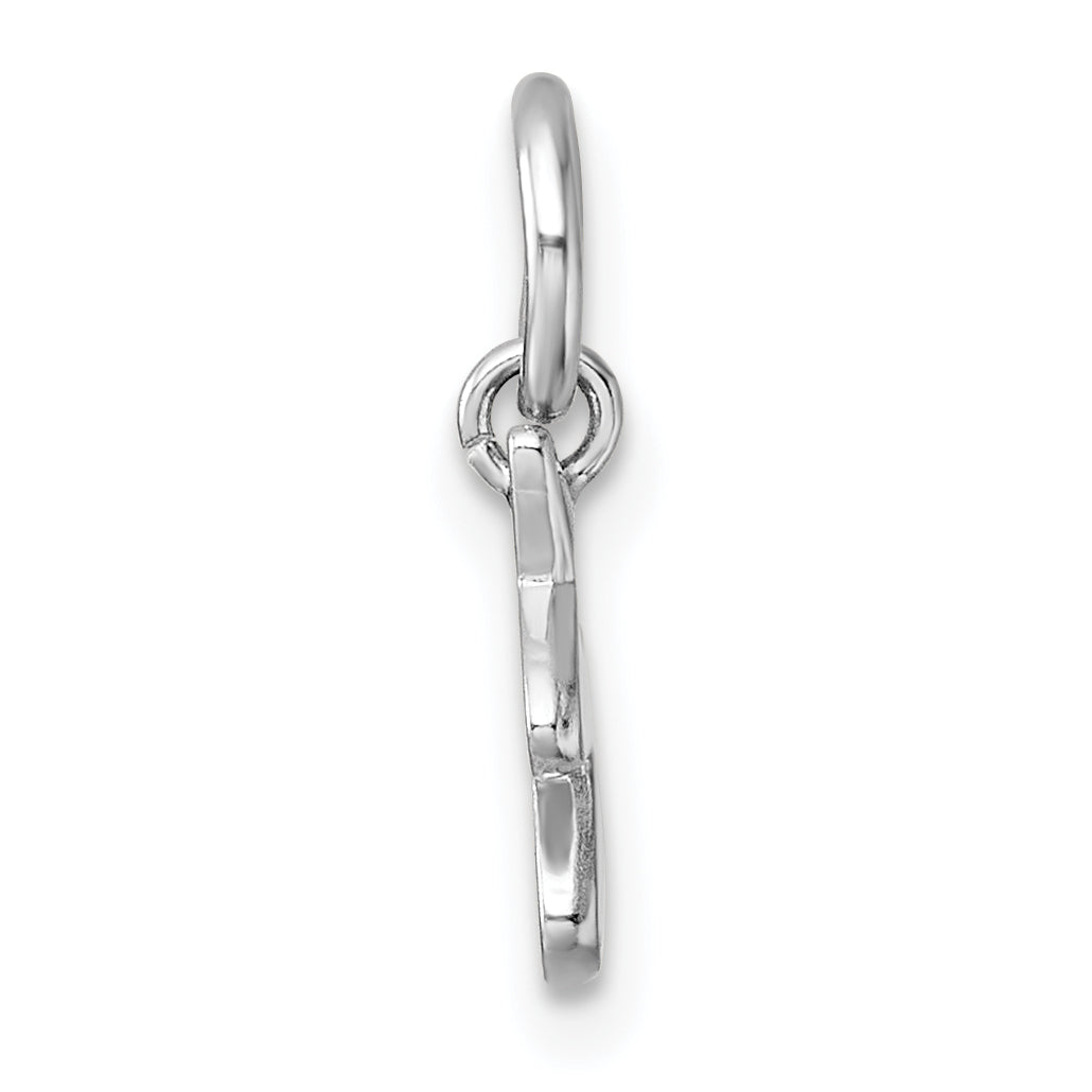 Sterling Silver Madi K Rhodium-plated Enameled Unicorn Childrens Pendant Secondary image