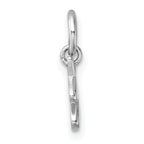 Sterling Silver Madi K Rhodium-plated Enameled Unicorn Childrens Pendant