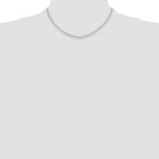Sterling Silver Paperclip Chain Necklace 2.9mm