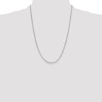 Sterling Silver Polished 2.9mm Paperclip Chain